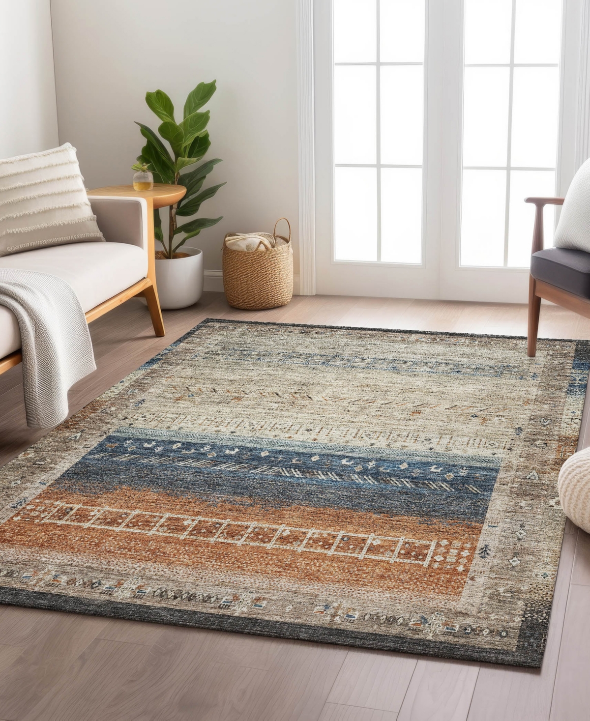 Dalyn Karaj Kj7 8'x10' Area Rug In Multi