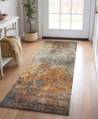 Nouveau Washable NV18 2'3"x7'6" Runner Area Rug