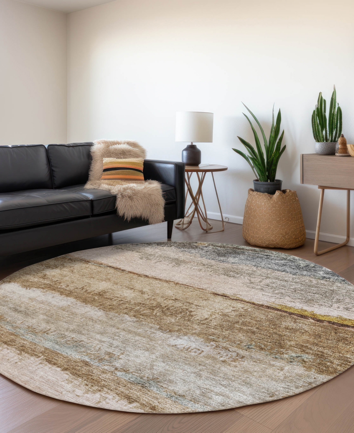 Dalyn Nouveau Nv5 8'x8' Round Area Rug In Multi