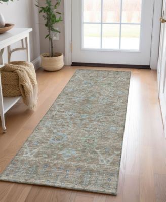 Solace Washable SL9 2'3"x7'6" Runner Area Rug
