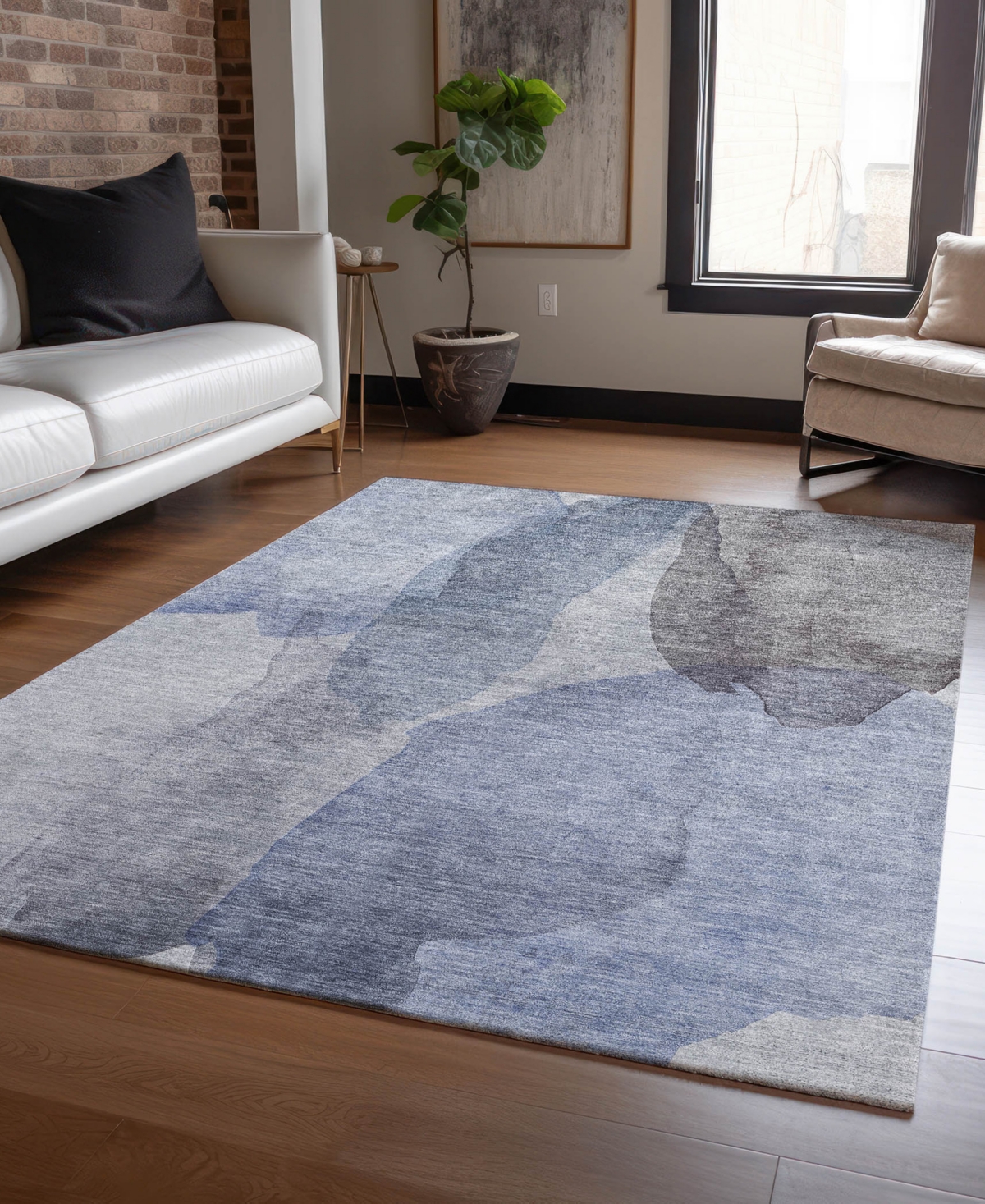 Dalyn Ravenna Rn12 8'x10' Area Rug In Blue