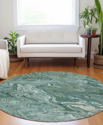 Ravenna Washable RN8 8'x8' Round Area Rug