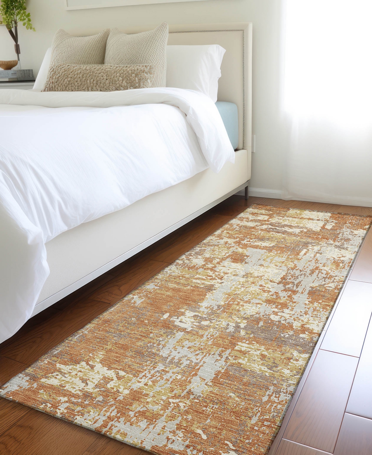 Dalyn Kochi Kc7 2'3"x7'6" Runner Area Rug In Brown