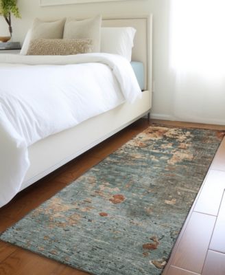 Kochi Washable KC11 2'3"x7'6" Runner Area Rug