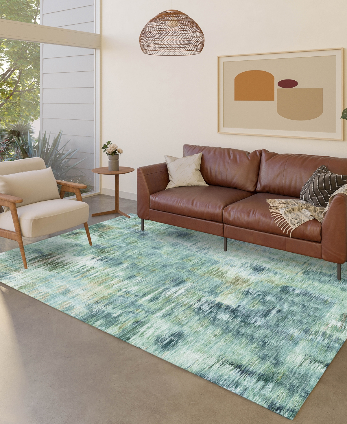 Dalyn Kochi Kc1 8'x10' Area Rug In Blue