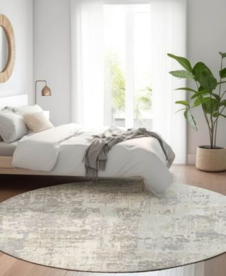 Kochi Washable KC7 8'x8' Round Area Rug