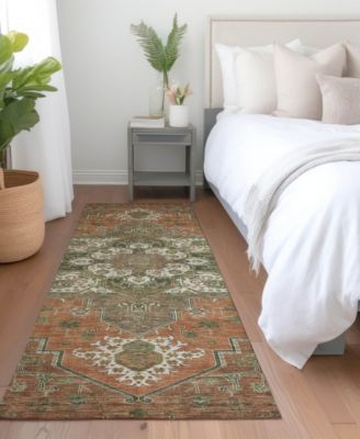 Tabrook Washable TB9 2'3"x7'6" Runner Area Rug