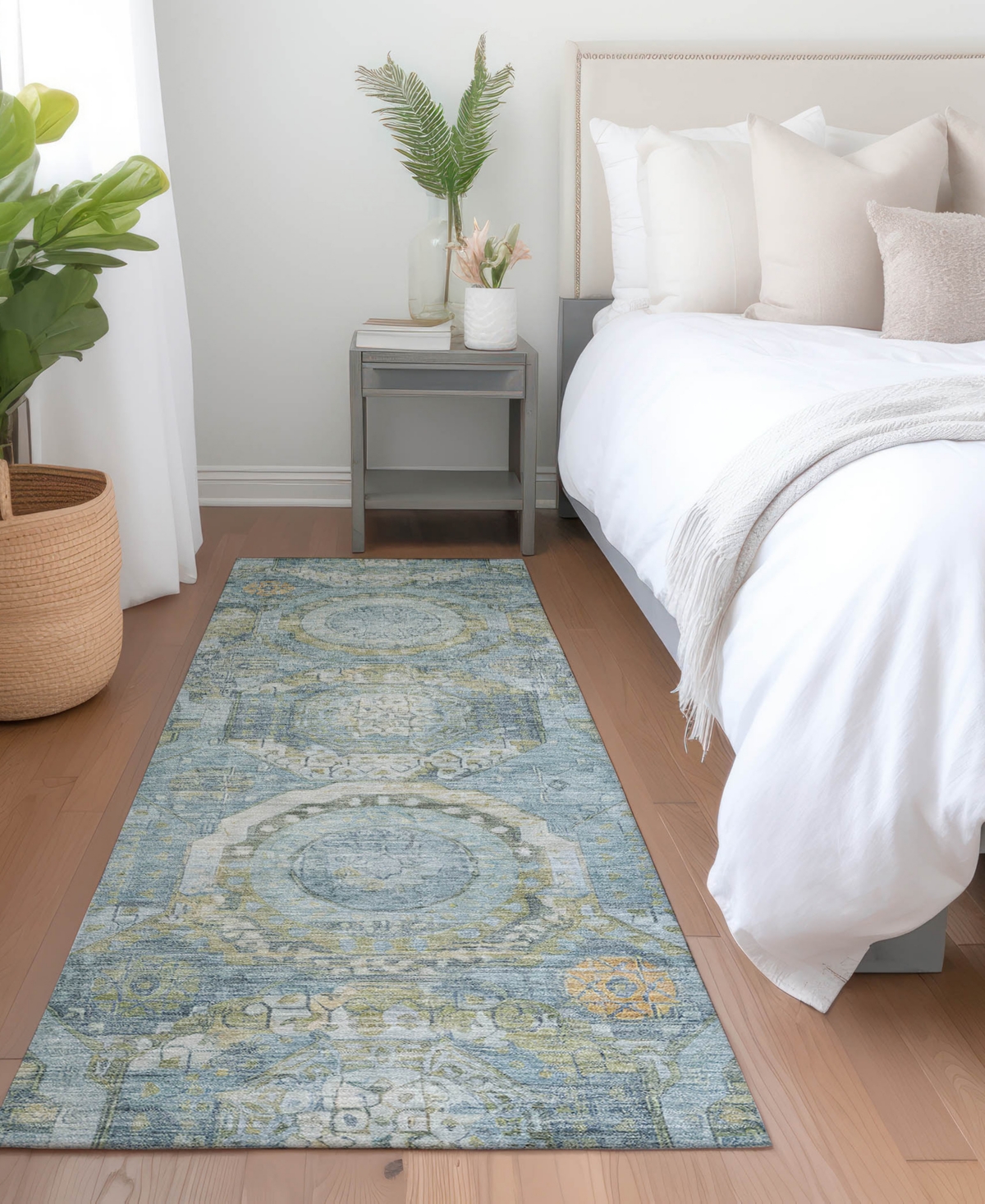 Dalyn Tabrook Tb14 2'3"x7'6" Runner Area Rug In Blue