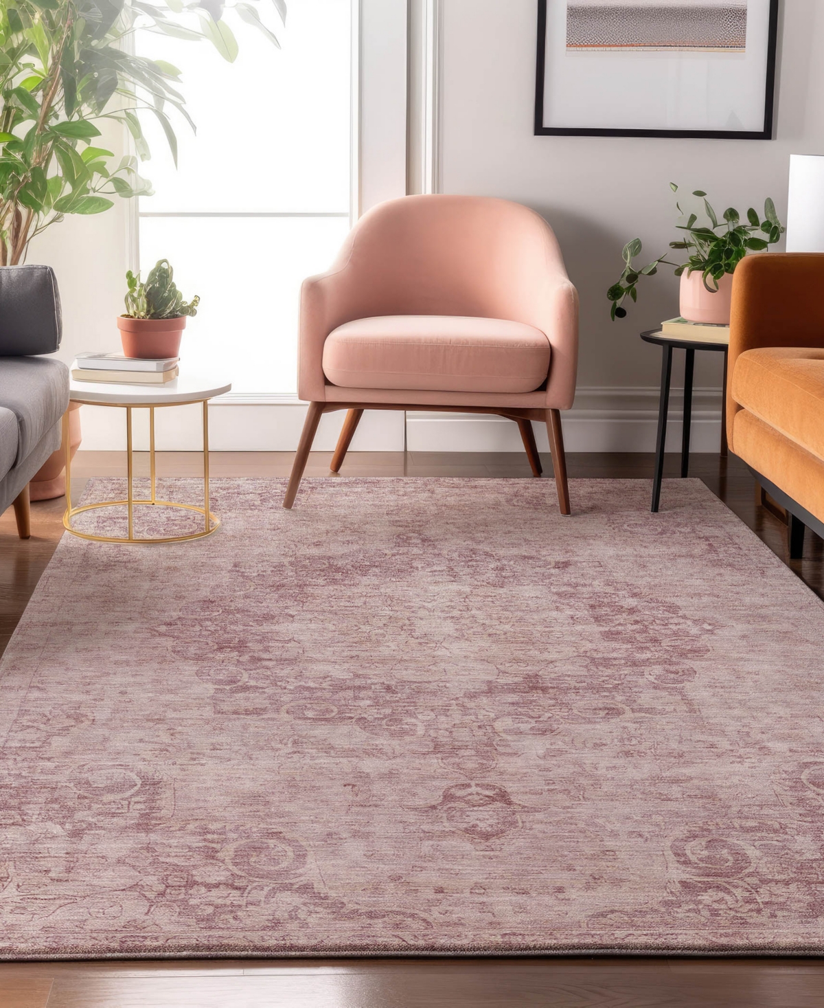 Dalyn Tabrook Tb5 2'6"x3'10" Area Rug In Pink