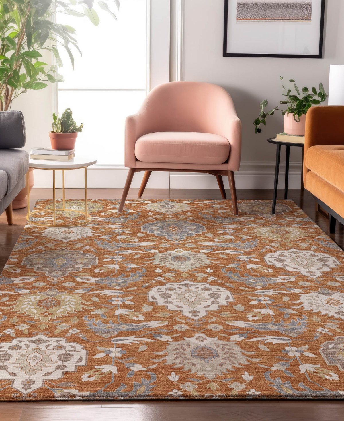 Dalyn Tabrook Tb4 2'6"x3'10" Area Rug In Brown