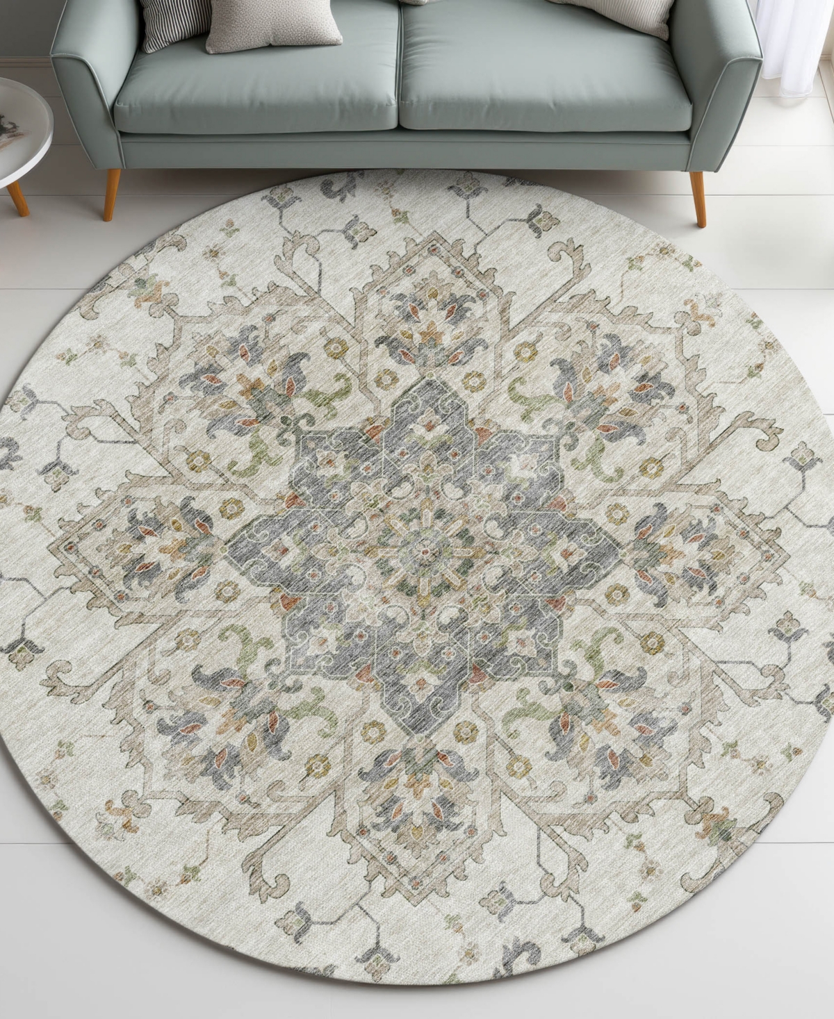 Dalyn Silk Road Sr6 8'x8' Round Area Rug In Multi