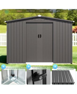 8x6 Ft Outdoor Storage Tool Shed