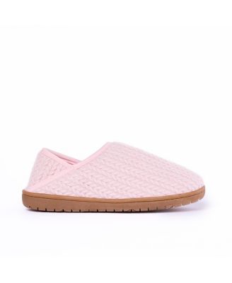 Women's Packaway Fabric Slipper Collabsible Heel