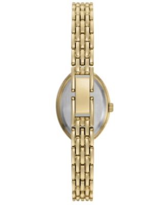 Women's Quartz Three-Hand Gold Alloy Watch Set, 23mm