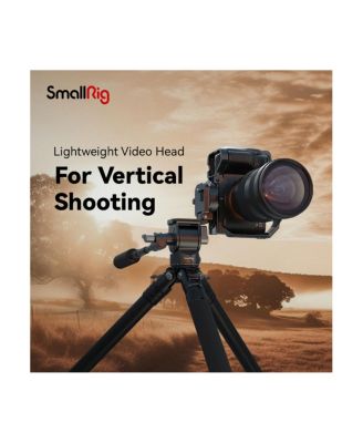 Lightweight Video Head for Vertical Shooting