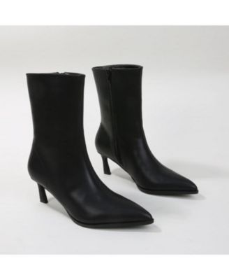 Toby Kitten Heel Mid-Calf Boots