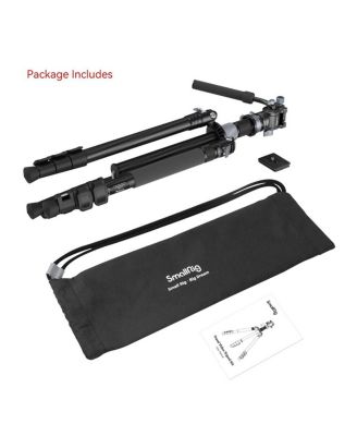 4-Section Carbon Fiber Travel Tripod with CH20 Fluid Video Head