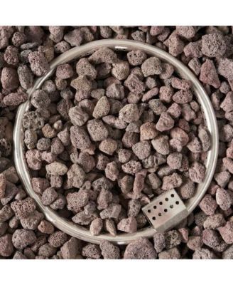 39 Inch Square Iron Propane Fire Pit with 50000 BTU Burner