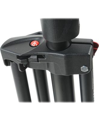 – 107" Air Cushioned, Aluminum, 3-Sections, 2 Risers, Black – Light Stand