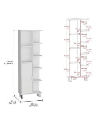 Tain MDF Linen Bathroom Cabinet