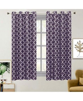 Meridian Room Darkening Thermal Insulated Curtain Pair Set of 2 Panels