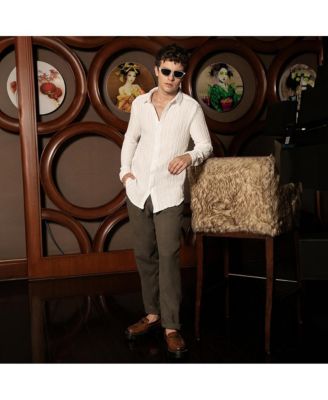 Men's Cloud-Lined Textured Shirt