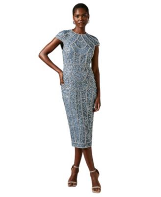 Women's Embellished Pencil Dress