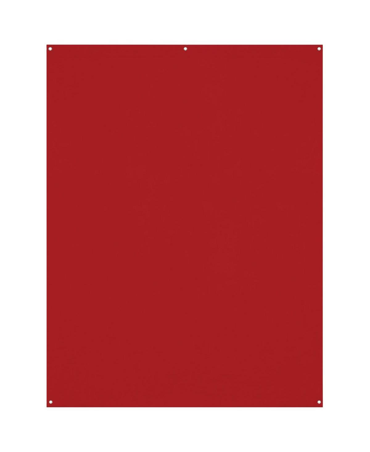Westcott X-Drop Wrinkle-Resistant Backdrop, Perfect for Video Conferencing (Scarlet Red, 5 x 7 Feet)