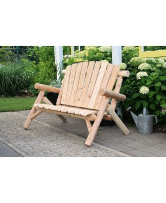 Cedar Log 4ft Love Seat