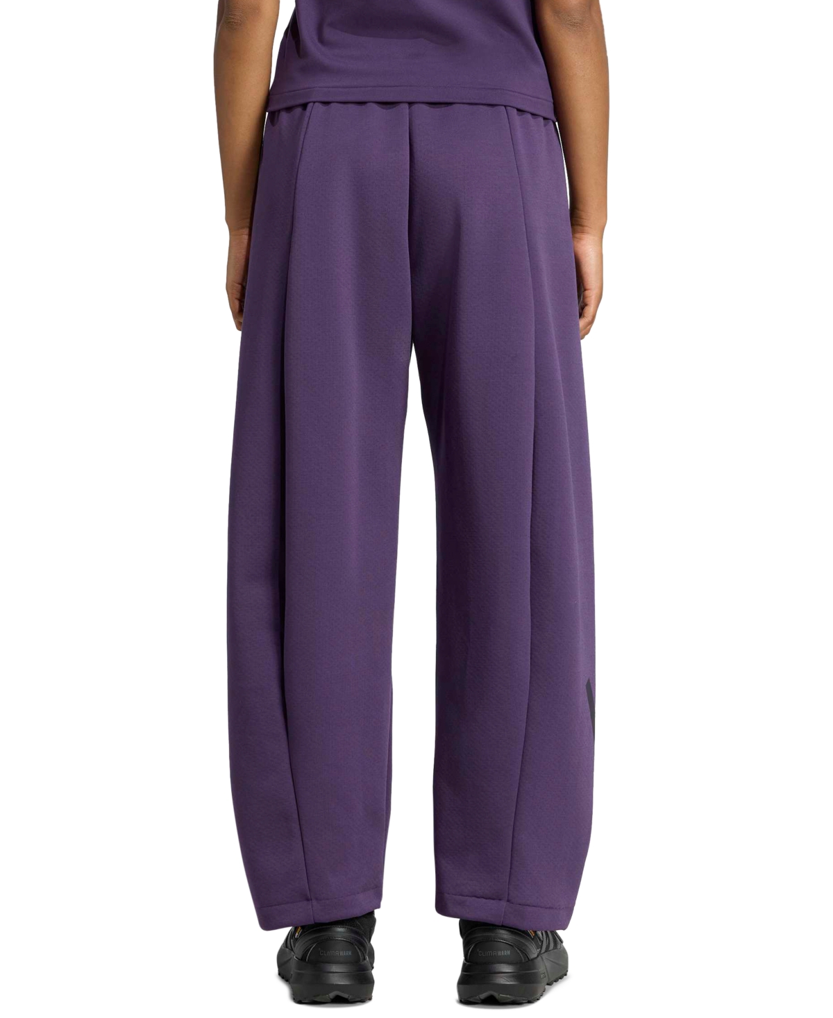 Adidas Originals Women's Z.n.e. Open-hem Pants In Purple