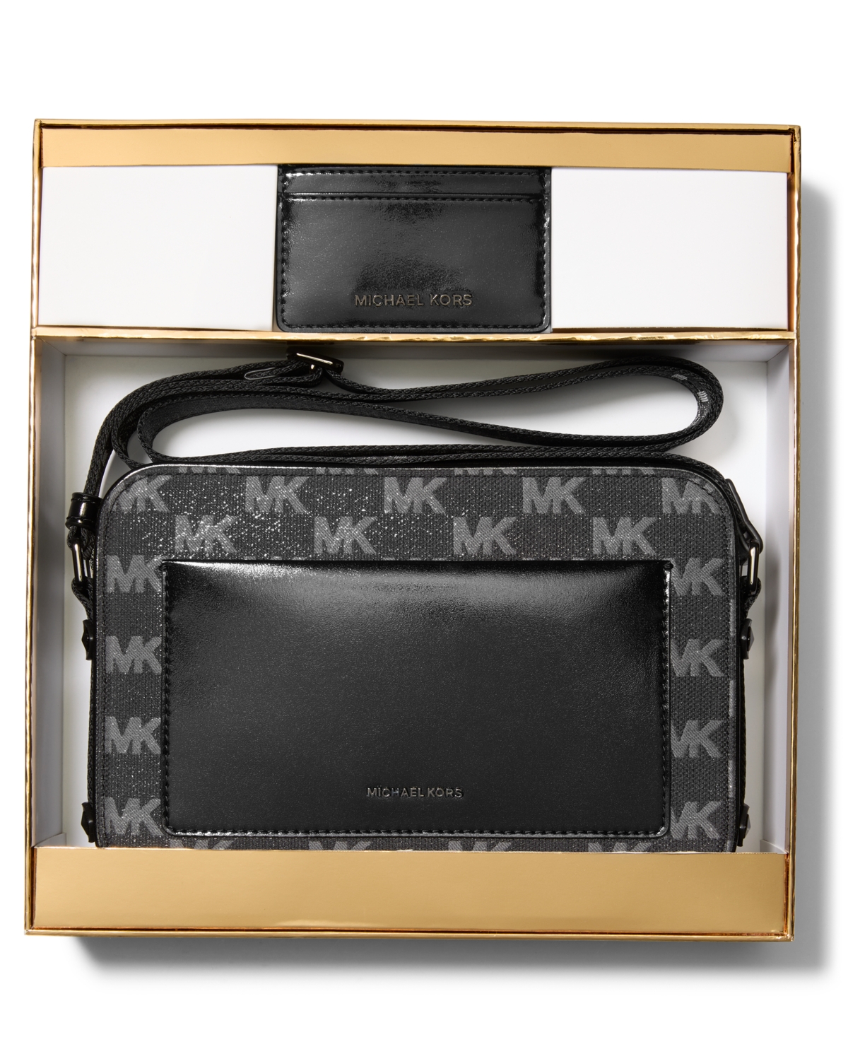 Michael Kors Michael  Maeve Small East West Pocket Handbag In Black