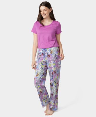 Women's Printed Long Pajama Pants