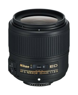 35mm f/1.8G ED AF-S NIKKOR Lens, Bundle with ProOptic 58mm Filter Kit, Lens Case, Lens Cleaner, Cleaning Kit, Lens Cap Tether