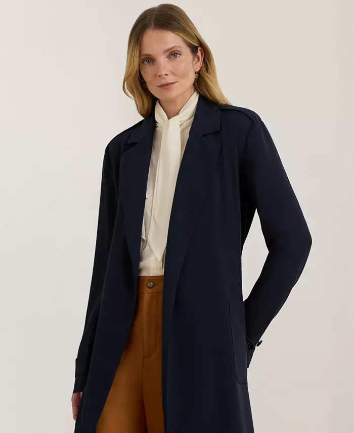 Women's Double-Faced Wrap Coat - thumbnail 6