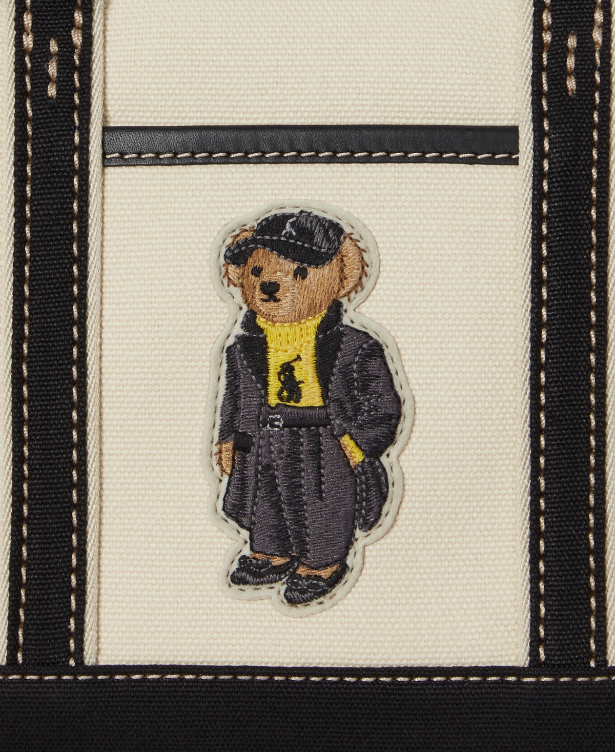 Polo Ralph Lauren Holiday Bear Canvas Mini Shopper Tote