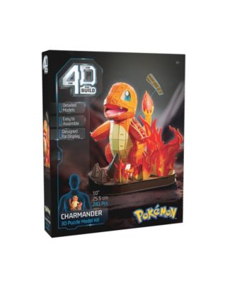 Pokémon Charmander 3D Model Kit Kanto Starter Collection, 241 Pieces
