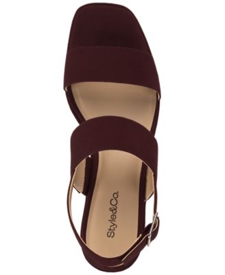 Women's Ardenn Double-Strap Wedge Sandals, Created for Macy's