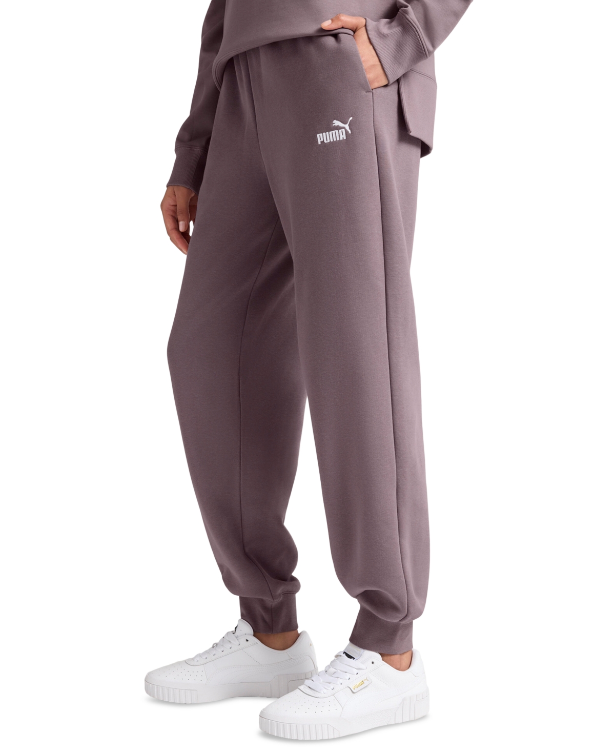 Puma Women's Essential Small No. 1 Logo Comfort Sweatpants In Pink