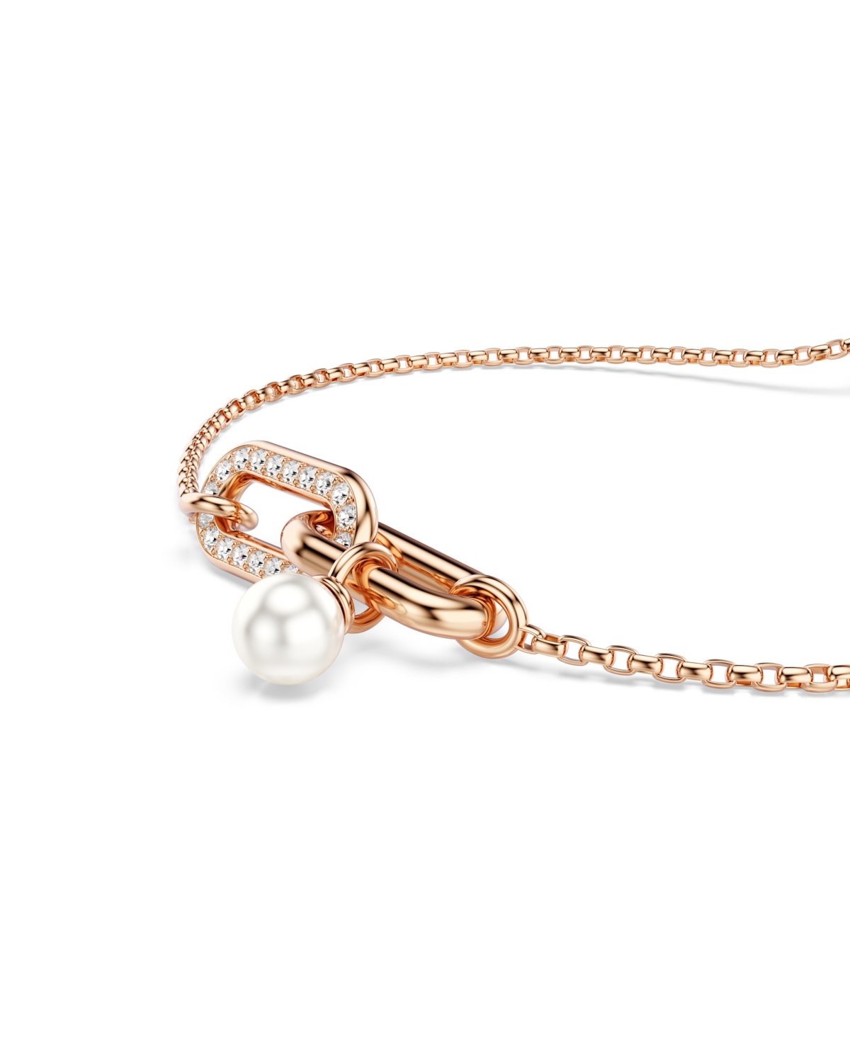 Swarovski Swaroski Constella Rose Gold-tone Plated Bracelet In Gold
