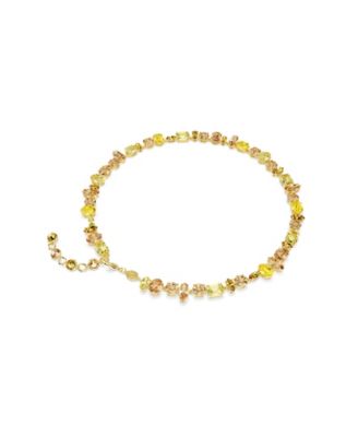 Gema Gold-Tone Plated Tennis Necklace