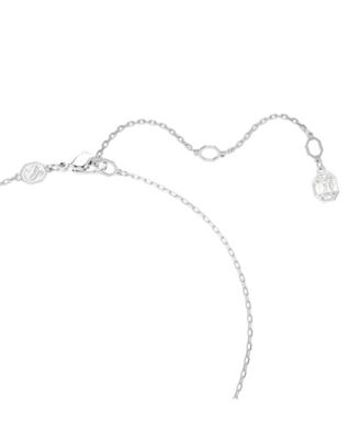 Dextera Rhodium Plated Pendant Necklace