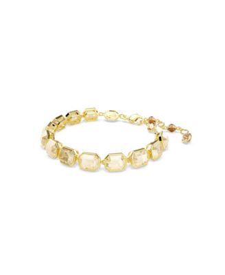 Swaroski Millenia Gold-Tone Plated Tennis Bracelet