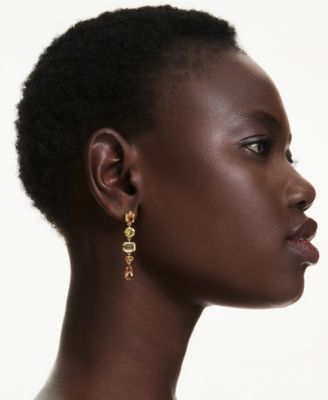 Gema  Gold-Tone Plated Drop Earrings