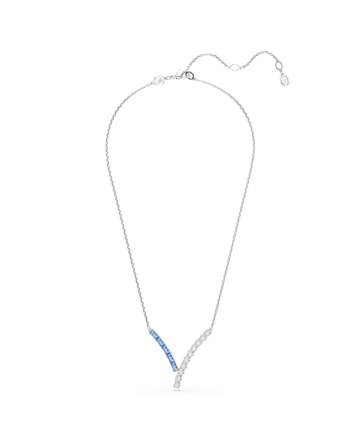 Swarovski Matrix Rhodium Plated Pendant Necklace