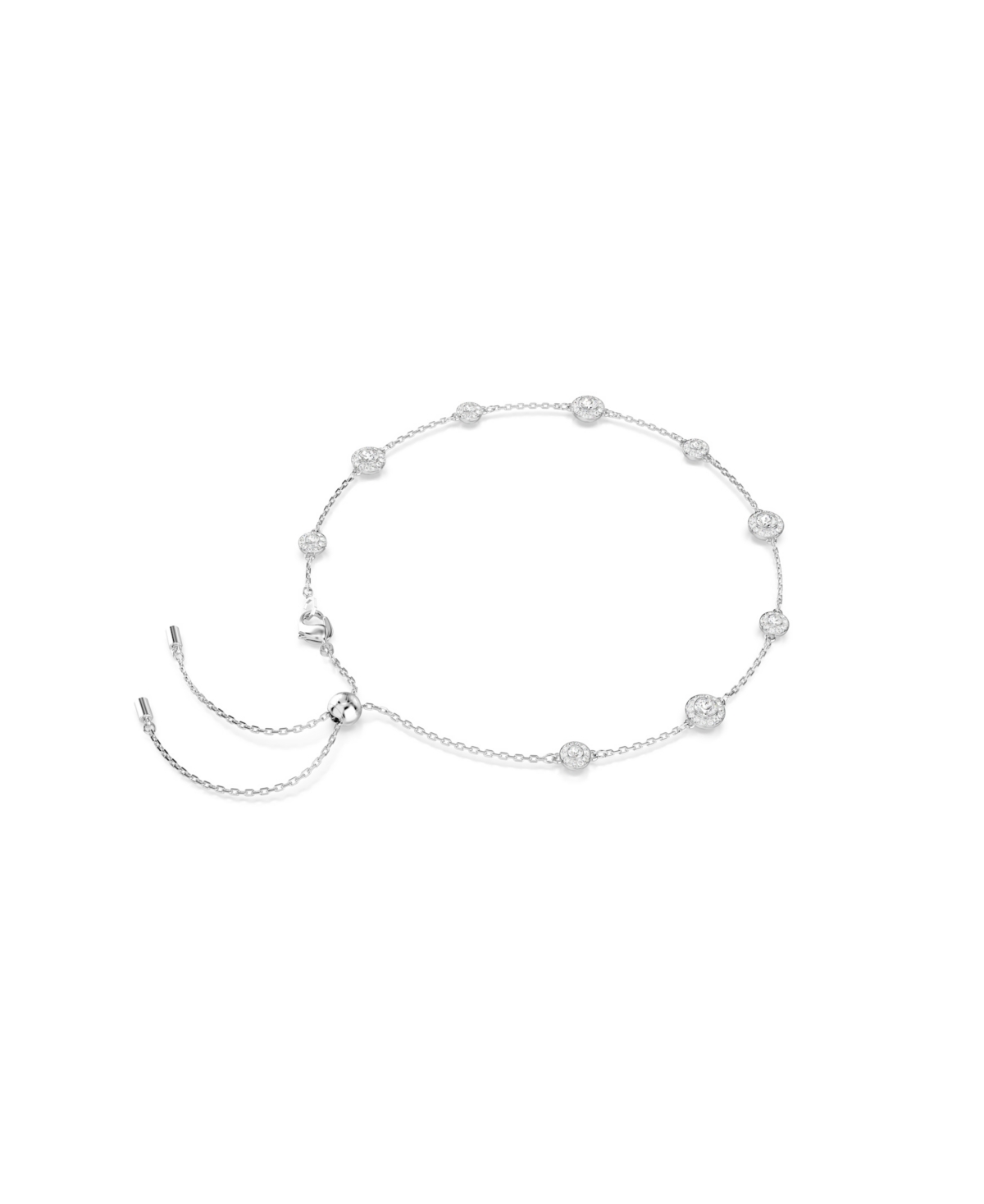 Swarovski Rhodium Plated Crystal Una Angelic Necklace
