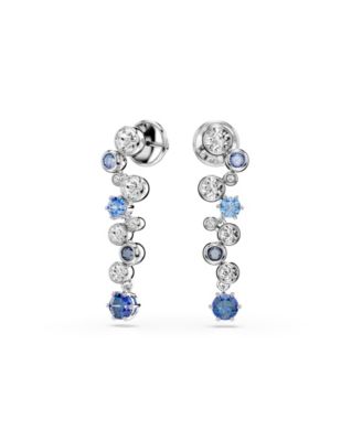 Constella Rhodium Plated Drop Earrings