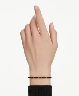 Swaroski Matrix Ruthenium Plated Tennis Bracelet