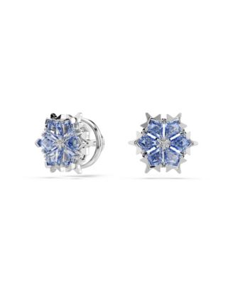 Magic  Rhodium Plated Stud Earrings