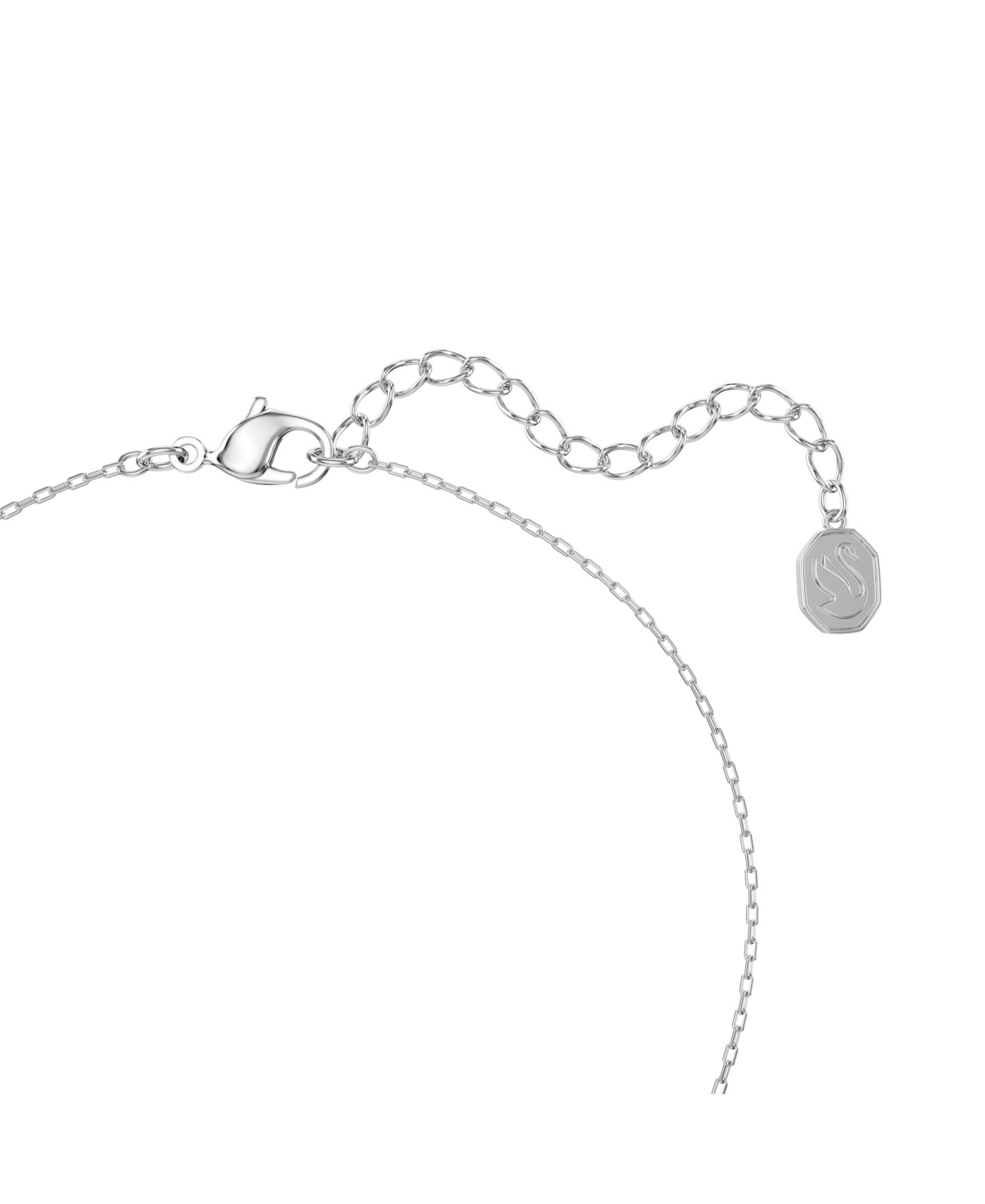 Swarovski Magic Rhodium Plated Pendant Necklace In Metallic