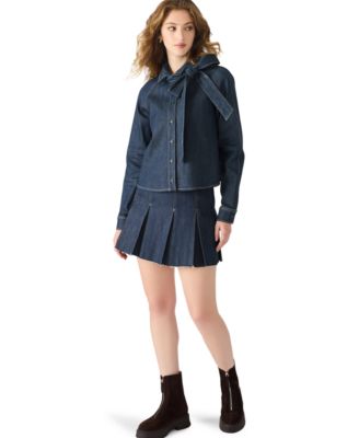 Women's Long Sleeve Bow Tie Shirt